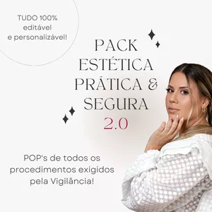 Imagem de capa para o Ebook PACK de POP's para estética