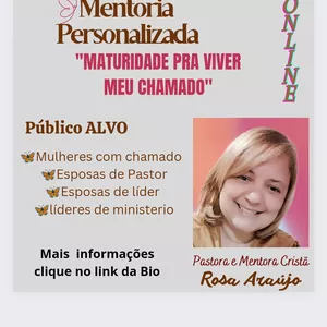 Imagem de capa para o Curso online MENTORIA MATURIDADE PRA VIVER MEU CHAMADO