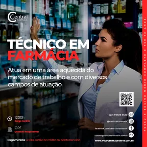 Imagem de capa para o Curso online Técnico De Farmácia 
