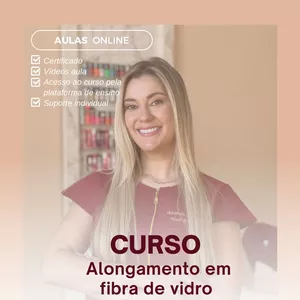Imagem de capa para o Curso online Alongamento de Unhas com Fibra de Vidro