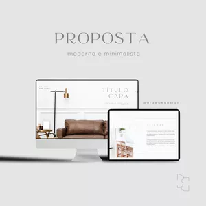 Imagem de capa para o Ebook Template Proposta Comercial Arquitetura e Interiores - Drawbe