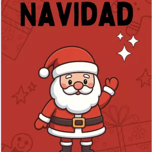 Imagen de portada para Ebook Libro para colorear de Navidad Infantil