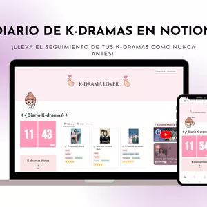 Imagen de portada para Ebook Diario de K-dramas en Notion