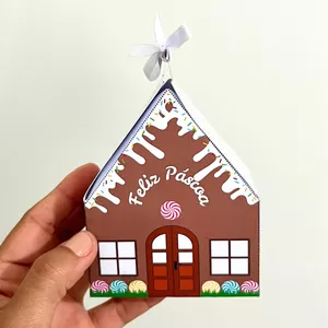 Imagem de capa para o Ebook LEMBRANÇA DE PÁSCOA CAIXINHAS EM FORMATO DE CASINHAS