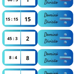 Imagem de capa para o Ebook Dominó Divisão