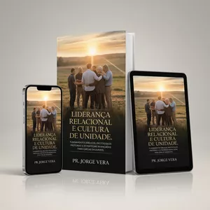 Imagem de capa para o Ebook Liderança Relacional e Cultura de Unidade - Protocolo Pastoral de Mediação, Estruturação de Equipes e Sustentabilidade Relacional em 6 Meses