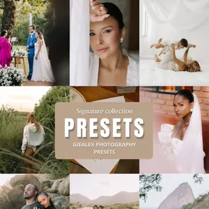 Imagem de capa para o Curso online 30 Presets Lightroom - Signature Collection - GieAlex Photography
