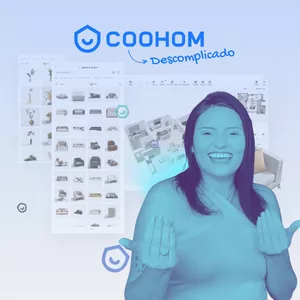 Imagem de capa para o Curso online Coohom Descomplicado + PACK Descomplica Interiores