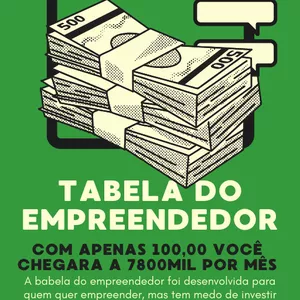 Imagem de capa para o Ebook TABELA DO EMPREENDEDOR