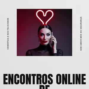 Imagem de capa para o Ebook Encontros Online de forma segura 