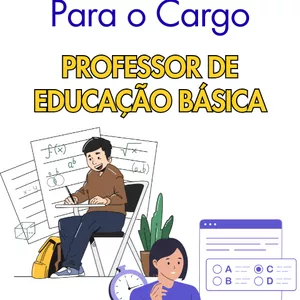 Imagem de capa para o Ebook 223 Questões de 6 Provas Anteriores para o Cargo Professor de Educação Básica e GANHE : Apostila Plano de Estudo Focado Professor de Educação Básica Cotia