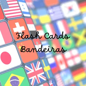 Imagem de capa para o Ebook Flash Cards - Bandeiras