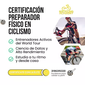 Imagen de portada para Curso online Curso preparador físico en ciclismo