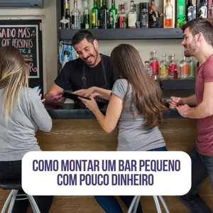 Imagem de capa para o Ebook Como Montar um Bar Pequeno com Pouco Dinheiro