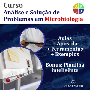 Imagem de capa para o Curso online Análise e Solução de Problemas em Microbiologia - PDCA e Ferramentas
