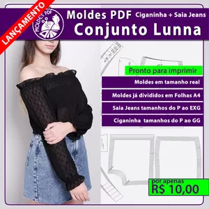 Imagem de capa para o Curso online Moldes PDF CONJUNTO LUNNA