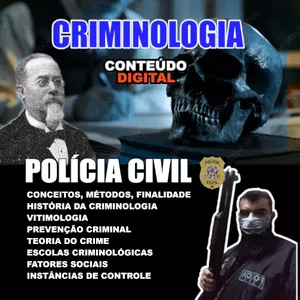 Imagem de capa para o Ebook APOSTILA DE CRIMINOLOGIA