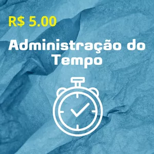 Imagem de capa para o Ebook Aula Pronta - Administração do Tempo