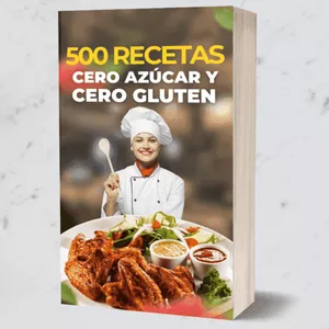 Imagen de portada para Curso online 500 Recetas CERO Azúcar y Gluten