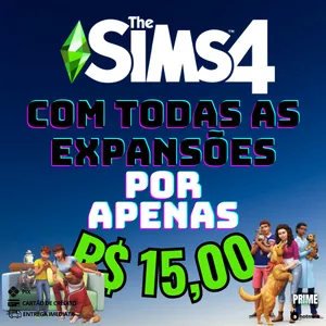 Imagem de capa para o Curso online THE SIMS 4 COMPLETO COM TODAS AS EXPANSÕES