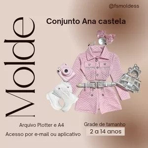 Imagem de capa para o Ebook Molde conjunto Ana Castela 