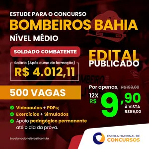 CBM BA (Corpo de Bombeiros Militar da Bahia) - Soldado