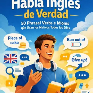 Imagen de portada para Ebook “Habla Inglés de Verdad: 50 Phrasal Verbs e Idioms que Usan los Nativos Todos los Días”