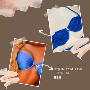 Imagem de capa para o Ebook Biquini com busto franzido