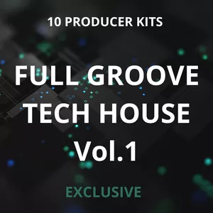 Imagem de capa para o Curso online Full Groove Tech House 10 kits Producer