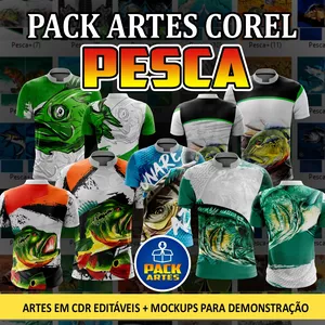 Imagem de capa para o Curso online PACK DE PESCA EM COREL P/ SUBLIMAÇÃO