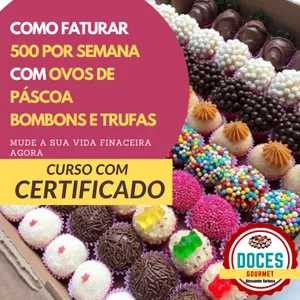 Imagem do curso Curso de Doces Gourmet Online