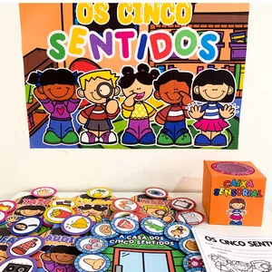 Imagem de capa para o Ebook Kit para trabalhar o tema “Cinco Sentidos”