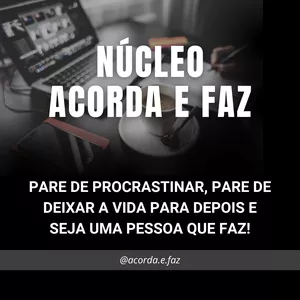 Imagem de capa para o Curso online NÚCLEO ACORDA E FAZ