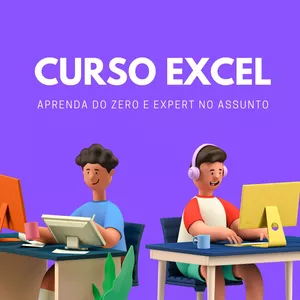 Imagem de capa para o Curso online Curso de Excel Básico - Pra você sair do zero e aprender o básico deste excelente ferramenta.