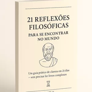 Imagem de capa para o Ebook 21 Reflexões Filosóficas para se Encontrar no Mundo