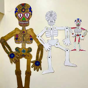 Imagem de capa para o Ebook Caveira Mexicana articulada