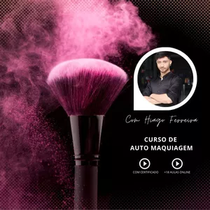 Imagem de capa para o Curso online Curso de Auto Maquiagem com Hiago Ferreira