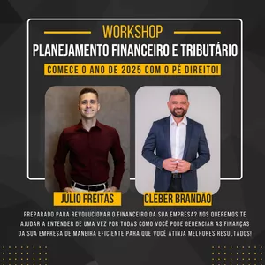Imagem de capa para o Curso online Workshop Planejamento Financeiro e Tributário