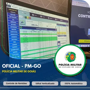Imagem do curso Planilha do Aprovado - PM-GO - Oficial Cadete