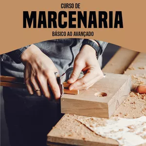 Imagem de capa para o Curso online Marcenaria Básica