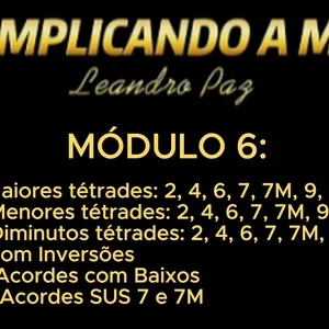 Imagem de capa para o Curso online MÓDULO 6 - ACORDES TÉTRADES