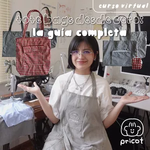 Imagen de portada para Curso online Tote bags desde Cero: LA GUÍA COMPLETA