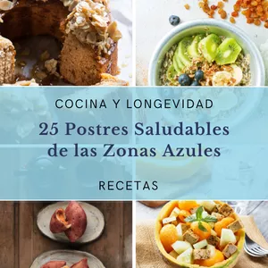 Imagen de portada para Curso online 25 Postres Saludables de las Zonas Azules
