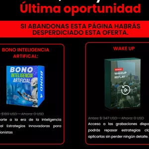 Imagen de portada para Curso online Pack de cursos: Inteligencia Artificial + WakeUp[Grabaciones]