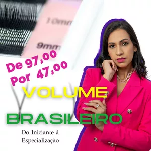 Volume Brasileiro 5 técnicas por Fran e cilios
