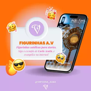 Imagem de capa para o Curso online FAV - Figurinhas Católicas Alma Virtuosa