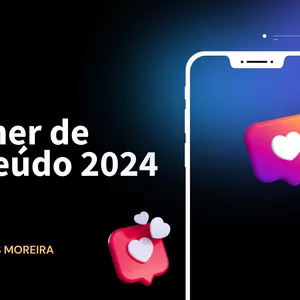 Imagem de capa para o Ebook Planner de Conteúdos 2024