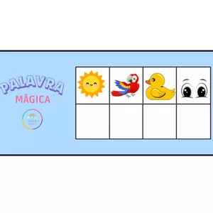 Imagem de capa para o Curso online Palavra Mágica – A Magia das Letras!