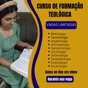 Imagem de capa para o Curso online Curso de Formação Teologica - Expondo as doutrinas Bíblicas.