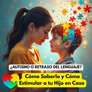 Imagen de portada para Ebook ¿Autismo o Retraso del Lenguaje?: Cómo Saberlo y Cómo Estimular a tu Hijo en Casa